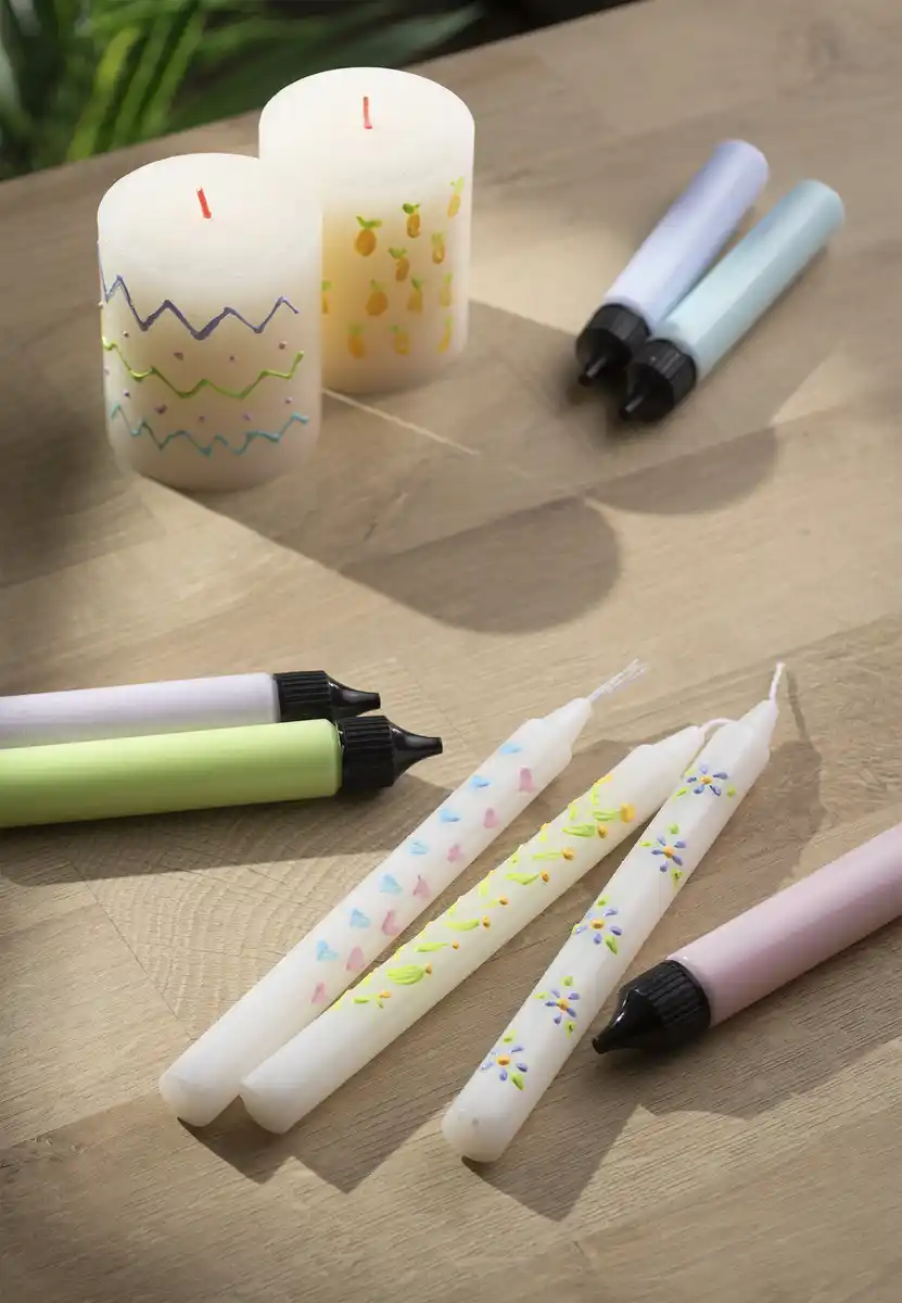 Bild 3 von IDEENWELT Kerzenmalstifte pastell