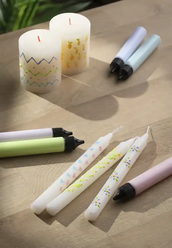 Bild 3 von IDEENWELT Kerzenmalstifte pastell