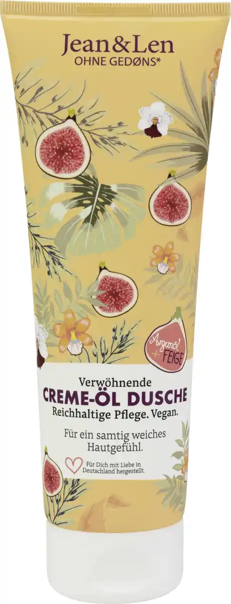 Bild 1 von Jean&Len Creme-Öl Dusche Arganöl & Feige, 250 ml