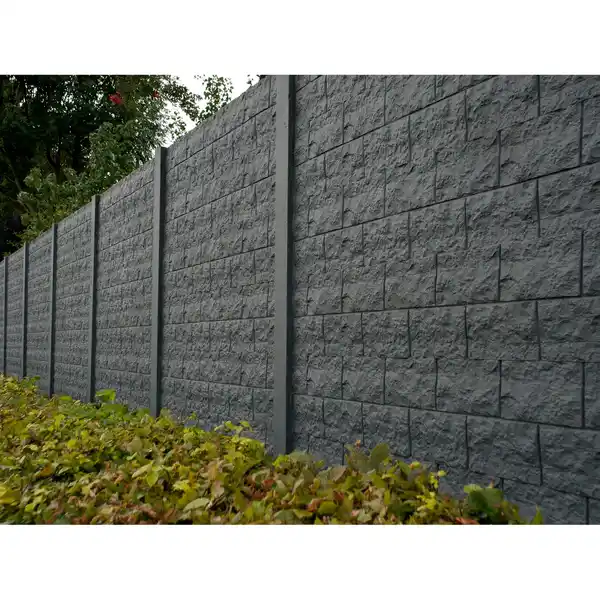 Bild 2 von Betonzaun-Platte Casa Borsika 200 cm x 38,5 cm x 3 cm