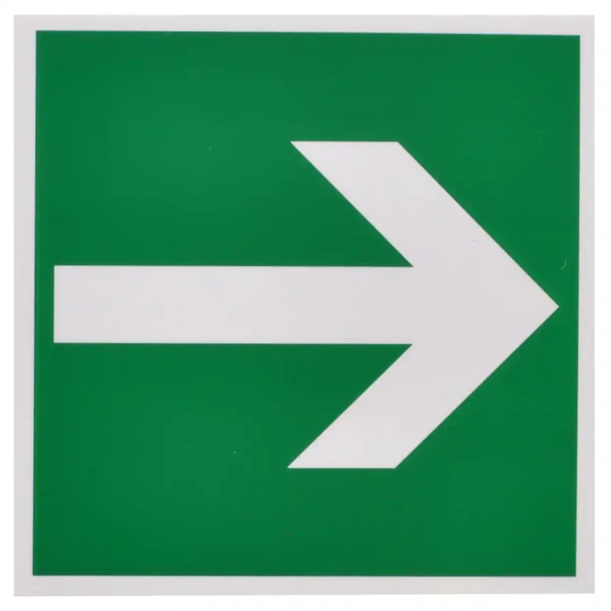 Bild 1 von Fluchtweg Pfeil Schild 150 x 150 mm