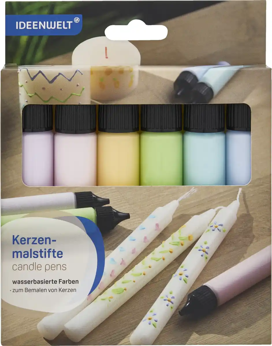 Bild 1 von IDEENWELT Kerzenmalstifte pastell