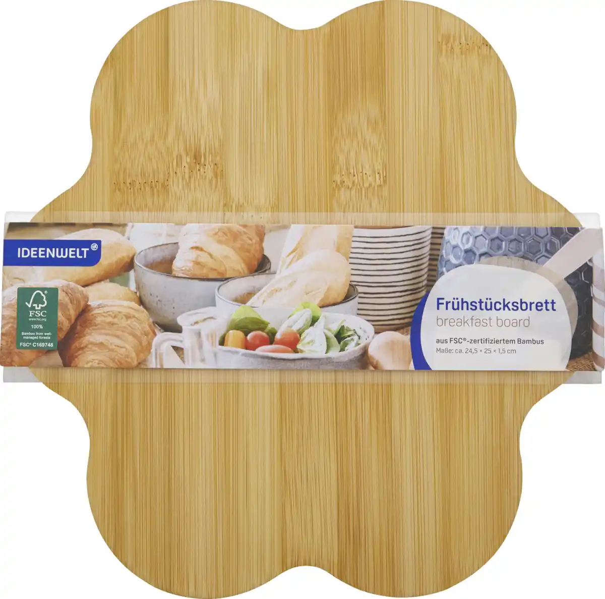 Bild 1 von IDEENWELT Frühstücksbrett Blume