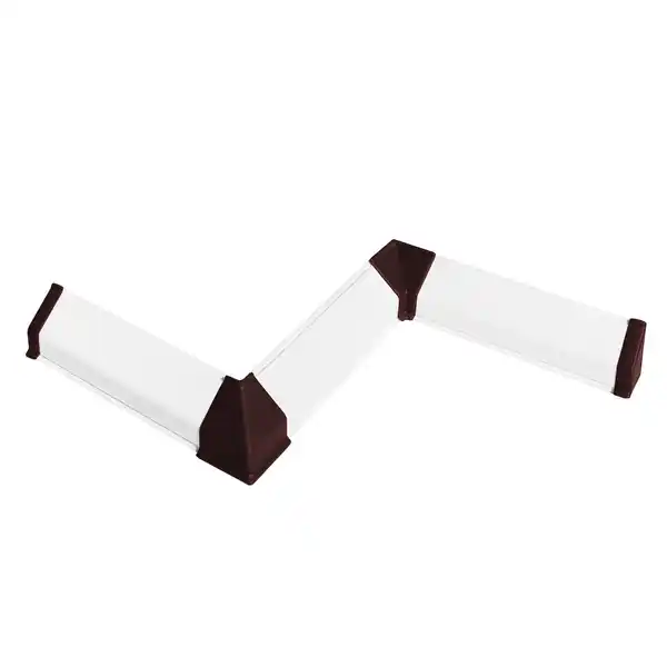 Bild 1 von Kaindl Wandanschlußprofil-Zubehör-Set 1091 schokobraun