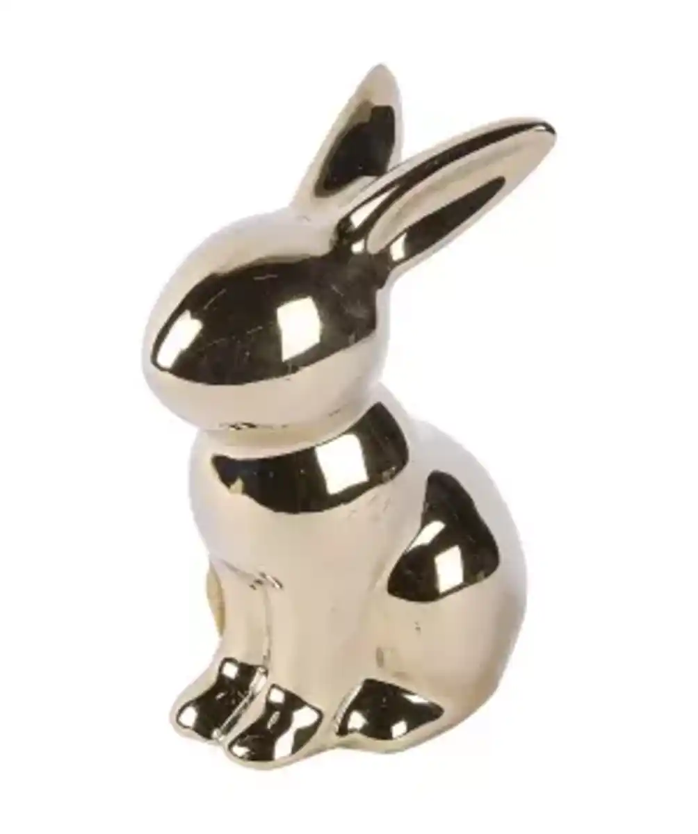 Bild 1 von Deko-Hase Ostern, gold