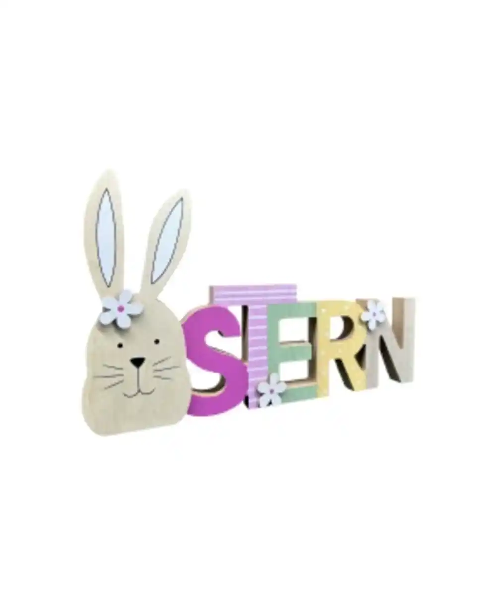 Bild 1 von Deko-Schriftzug Ostern, bunt