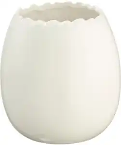 Keramikvase Ostern, weiß