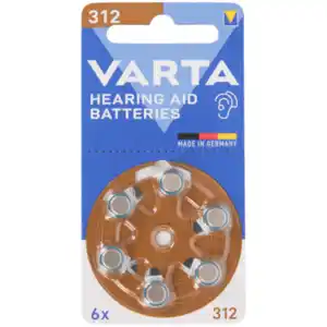 Varta Hörgerätebatterien 312