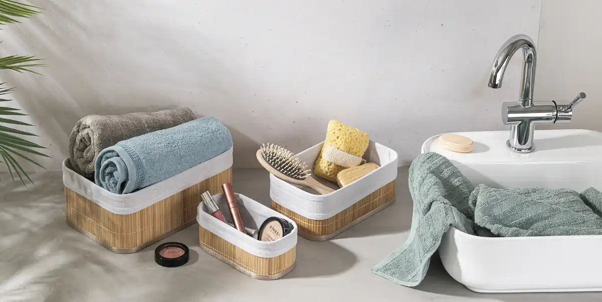 Bild 2 von IDEENWELT 3er Set Aufbewahrungskörbe