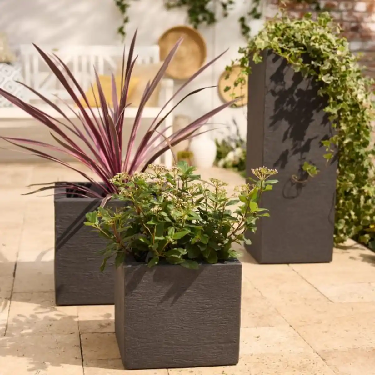 Bild 2 von BELAVI Kubus-Säulentopf