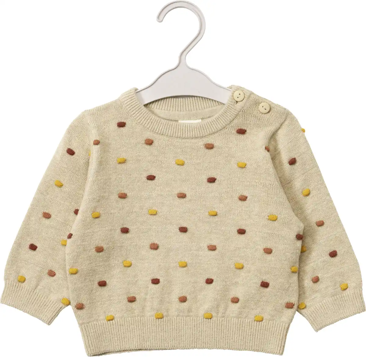 Bild 1 von ALANA Pullover mit Noppen-Struktur, beige, Gr. 68