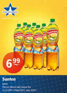 Suntea Eistee Pfirsich, Zitrone oder Grüner Tee