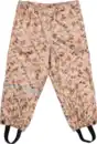 Bild 1 von Mikk-Line Regenhose mit Blumen-Muster, braun & rosa, Gr. 98/104