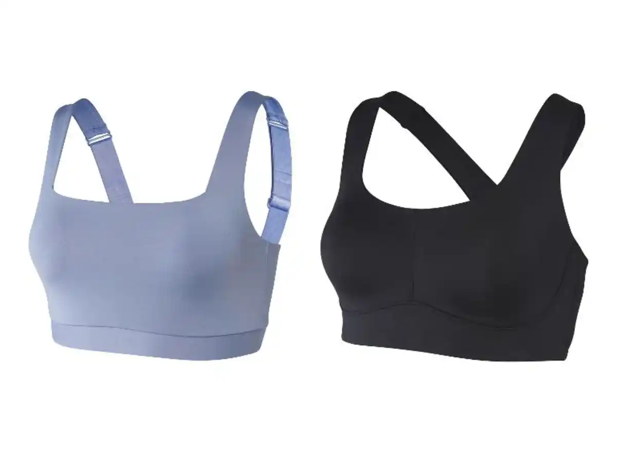 Bild 1 von CRIVIT Damen Sportbustier, Medium Level, mit feuchtigkeitsspendender Wirkung