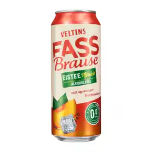 VELTINS Fassbrause Eistee-Pfirsich 0,5L