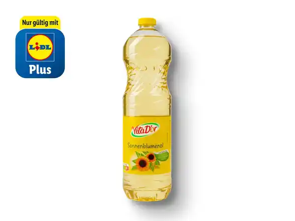 Bild 1 von Vita D'or Sonnenblumenöl,  1 l