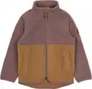 Bild 1 von Mikk-Line Fleecejacke, rosa & braun, Gr. 110/116