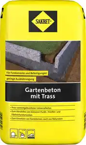 Sakret Gartenbeton mit Trass 30 kg Sack