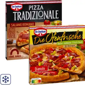 Dr. Oetker Die Ofenfrische, Pizza Tradizionale oder Culinaria