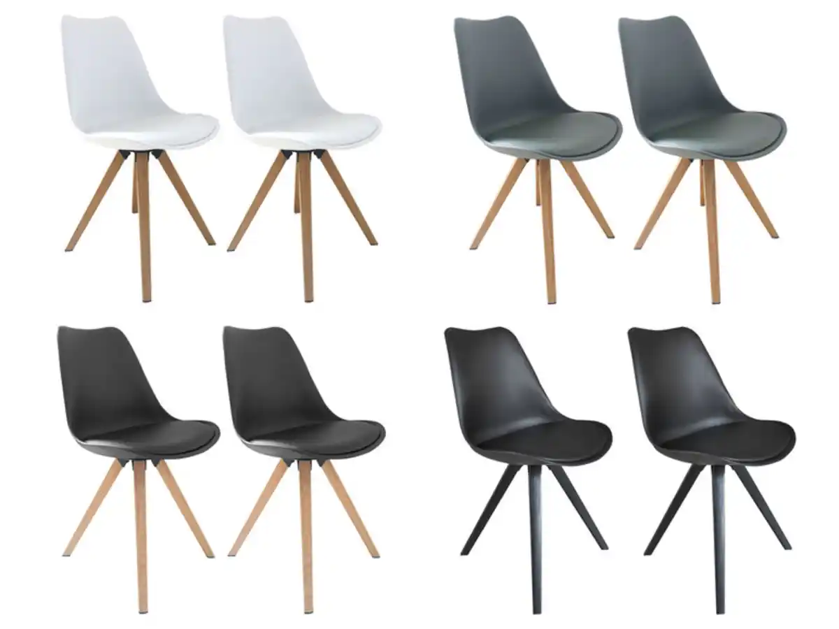 Bild 1 von byLIVING Stuhl »Kira« 2er Set, in modernem, skandinavischem Stil