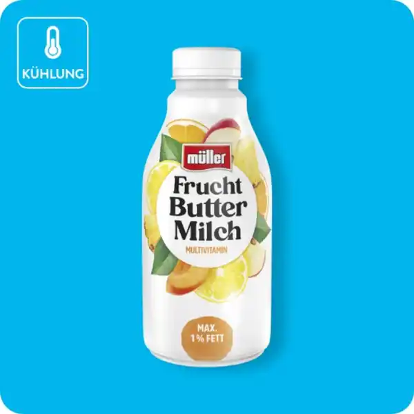 Bild 1 von MÜLLER®  Fruchtbuttermilch, versch. Sorten