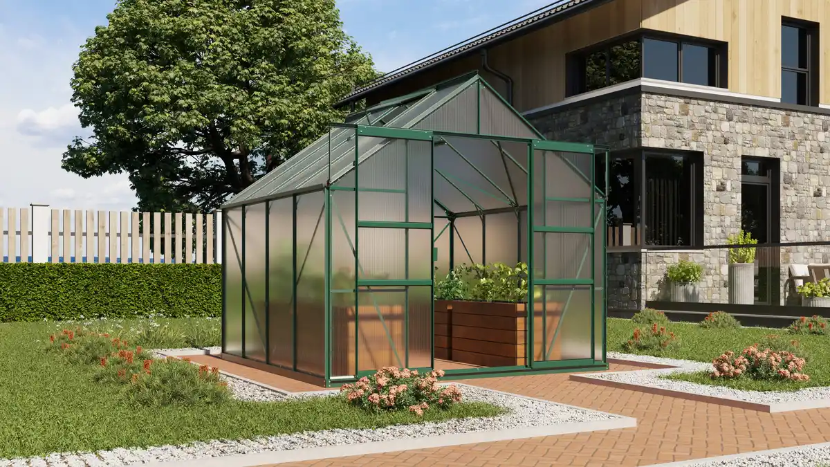 Bild 1 von Vitavia Gewächshaus Mars 6700 254 x 254 cm 4 mm Hohlkammerplatten