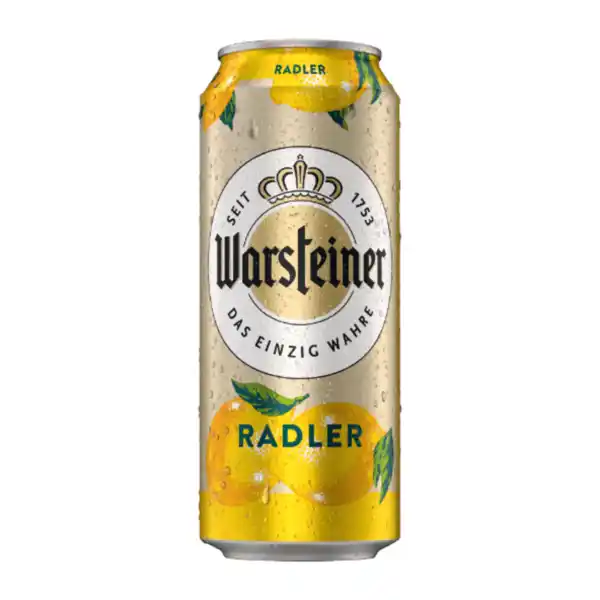 Bild 1 von WARSTEINER Radler in der 0,5L Dose