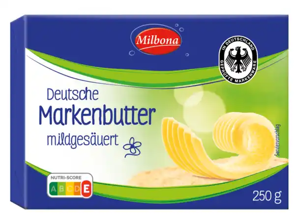 Bild 1 von Milbona Deutsche Markenbutter,  250 g