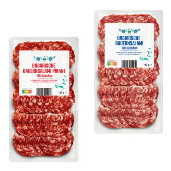 Bild 1 von OSTEUROPA Ungarische Bauernsalami 100g