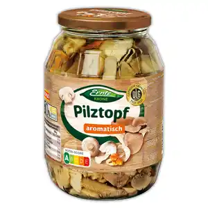 Ernte Krone Pilztopf