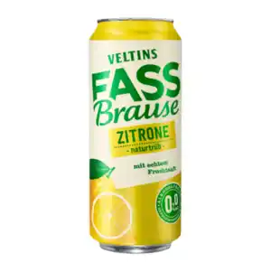 VELTINS Fassbrause Zitrone naturtrüb 0,5L