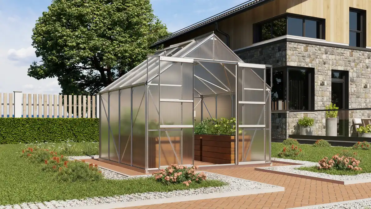 Bild 1 von Vitavia Gewächshaus Mars 6700 254 x 254 cm 6 mm Hohlkammerplatten