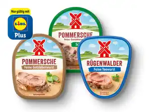 Rügenwalder Mühle Leberwurst/Teewurst,  125 g