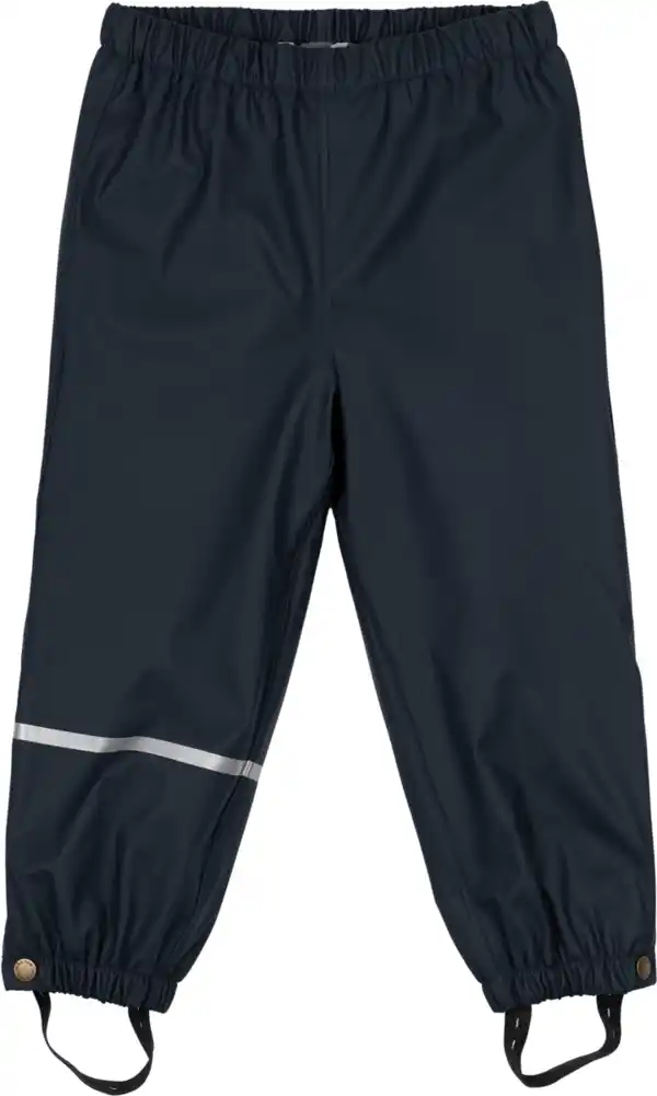 Bild 1 von Mikk-Line Regenhose mit Fleece-Futter, blau, Gr. 98/104