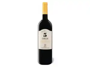 5 Oros Rioja Crianza DOCa trocken, Rotwein 2020,  100 ml