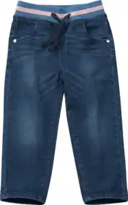 ALANA Jeans mit geradem Schnitt & Rippbund, blau, Gr. 92