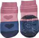 Bild 1 von PUSBLU Stoppersocken mit Herz-Motiv, rosa & blau, Gr. 21/22