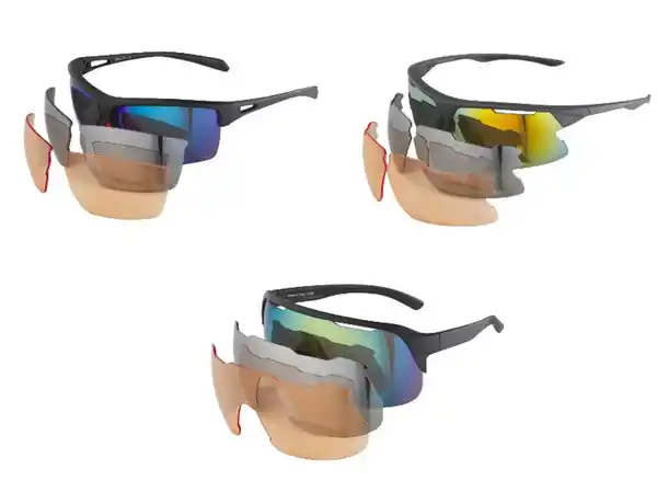 Bild 1 von CRIVIT Sportbrille mit Wechselgläsern, hergestellt mit recyceltem Material