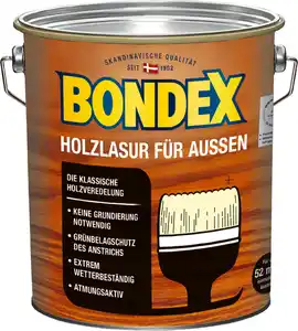 Bondex Holzlasur für Außen 4 L nussbaum