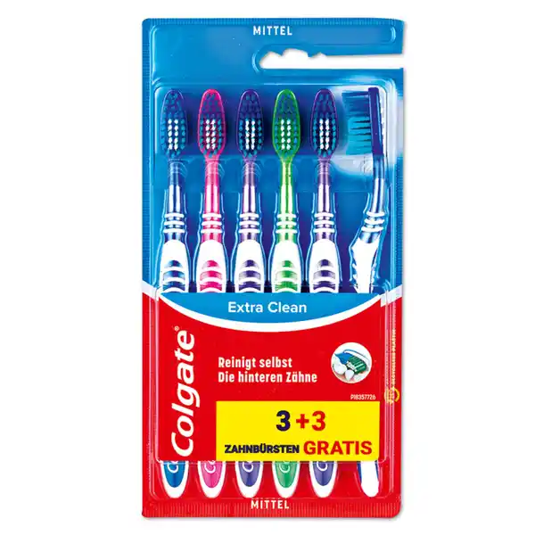 Bild 1 von Colgate Vorteilspack Zahnbürsten Extra Clean