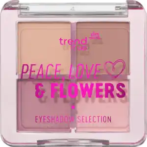 trend !t up Lidschatten Palette Peace, Love & Flowers Selection 010