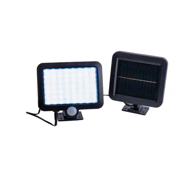 Bild 1 von Solar Außenleuchte Solarpanel Berto 250 lm, Licht kaltweiß, schwarz