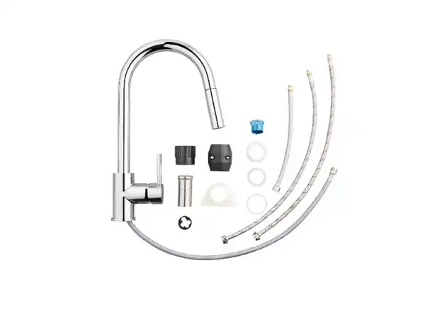 Bild 4 von LIVARNO home Küchenarmatur mit herausziehbarer Brause