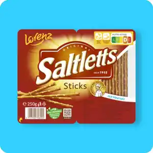 LORENZ Saltletts-Sticks, Mit Meersalz