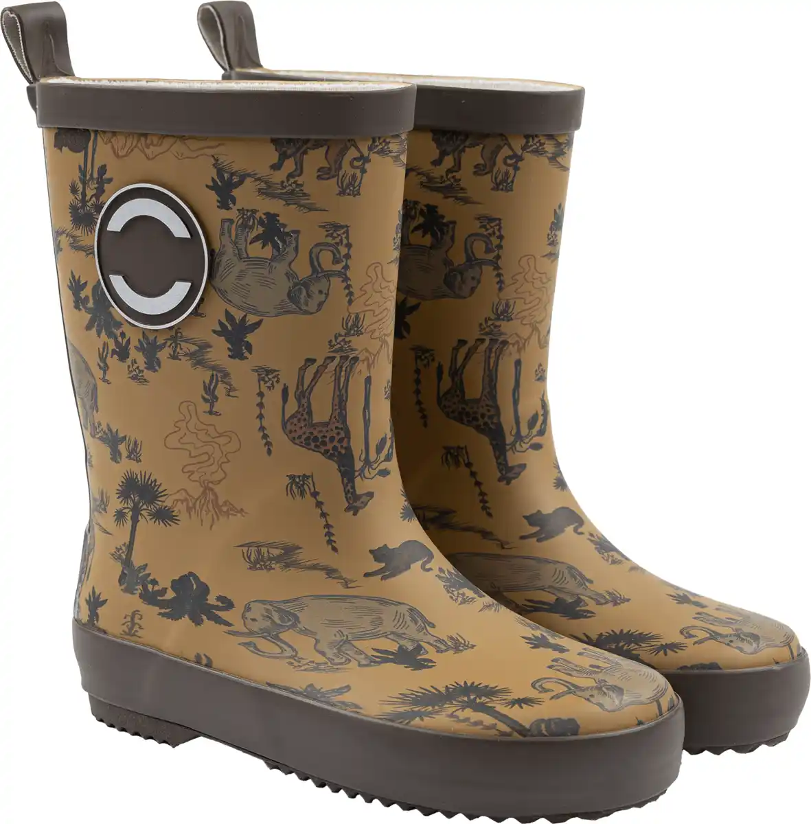 Bild 1 von Mikk-Line Gummistiefel mit Safari-Muster, braun, Gr. 28/29