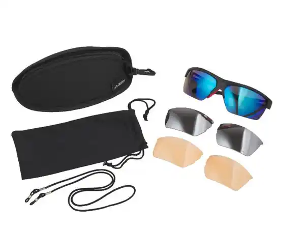 Bild 3 von CRIVIT Sportbrille mit Wechselgläsern, hergestellt mit recyceltem Material