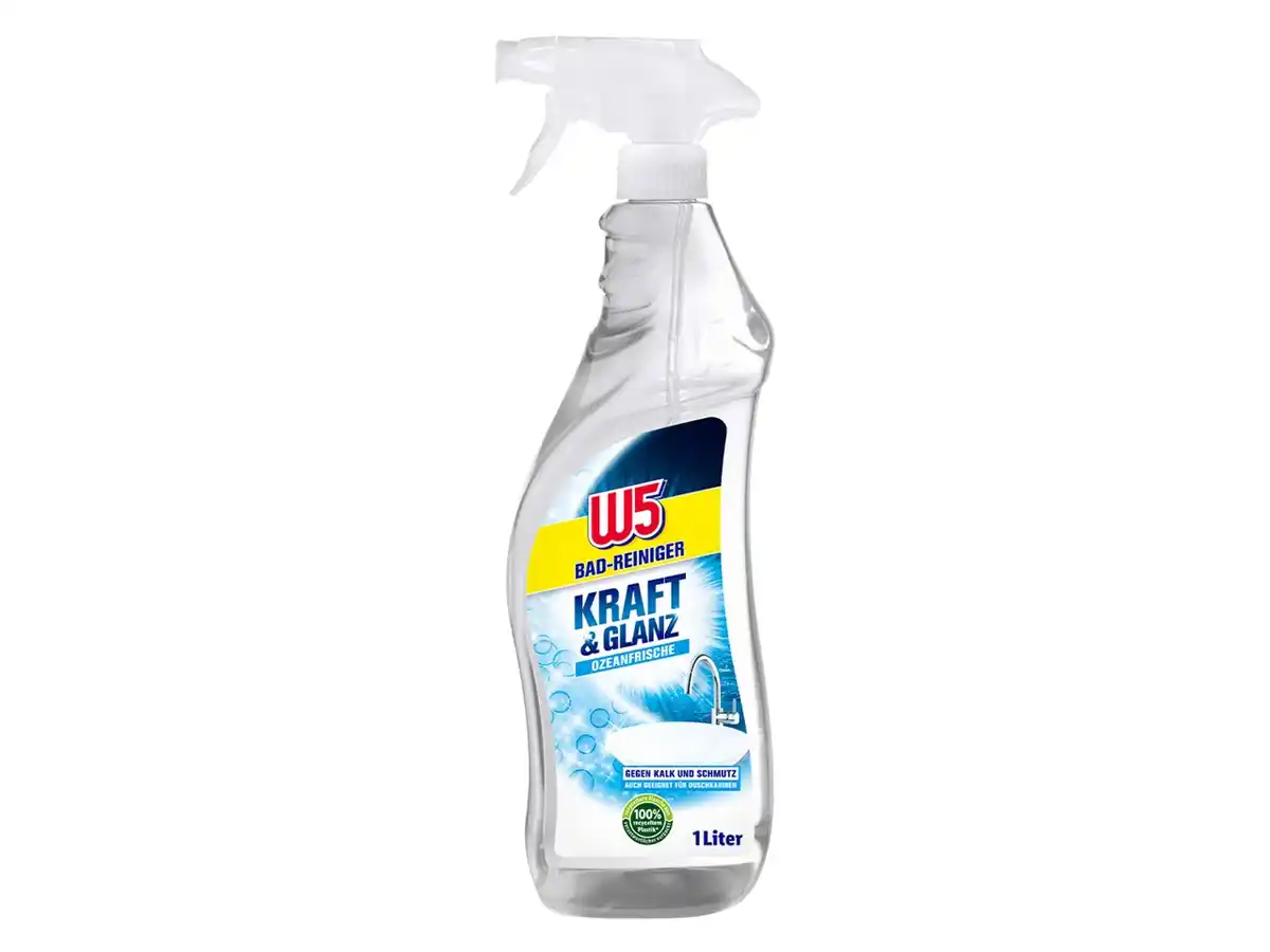 Bild 1 von W5 Bad-Reiniger Kraft & Glanz Ozeanfrische,  1 l