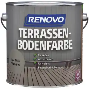 RENOVO Terrassenbodenfarbe seidenmatt, steingrau RAL 7030