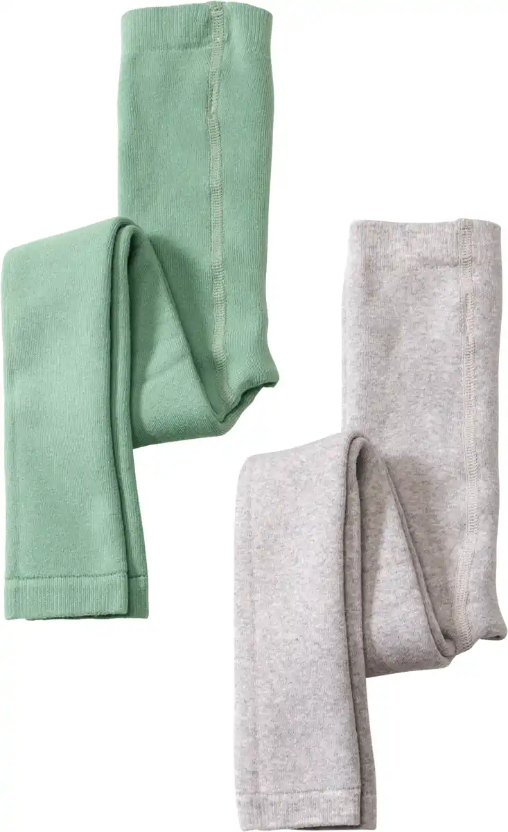 Bild 1 von ALANA Thermoleggings, grau + grün, Gr. 98/104