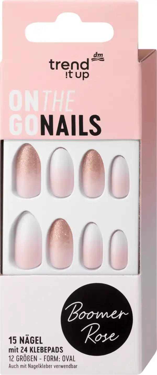 Bild 1 von trend !t up Künstliche Nägel On The Go Boomer Rose